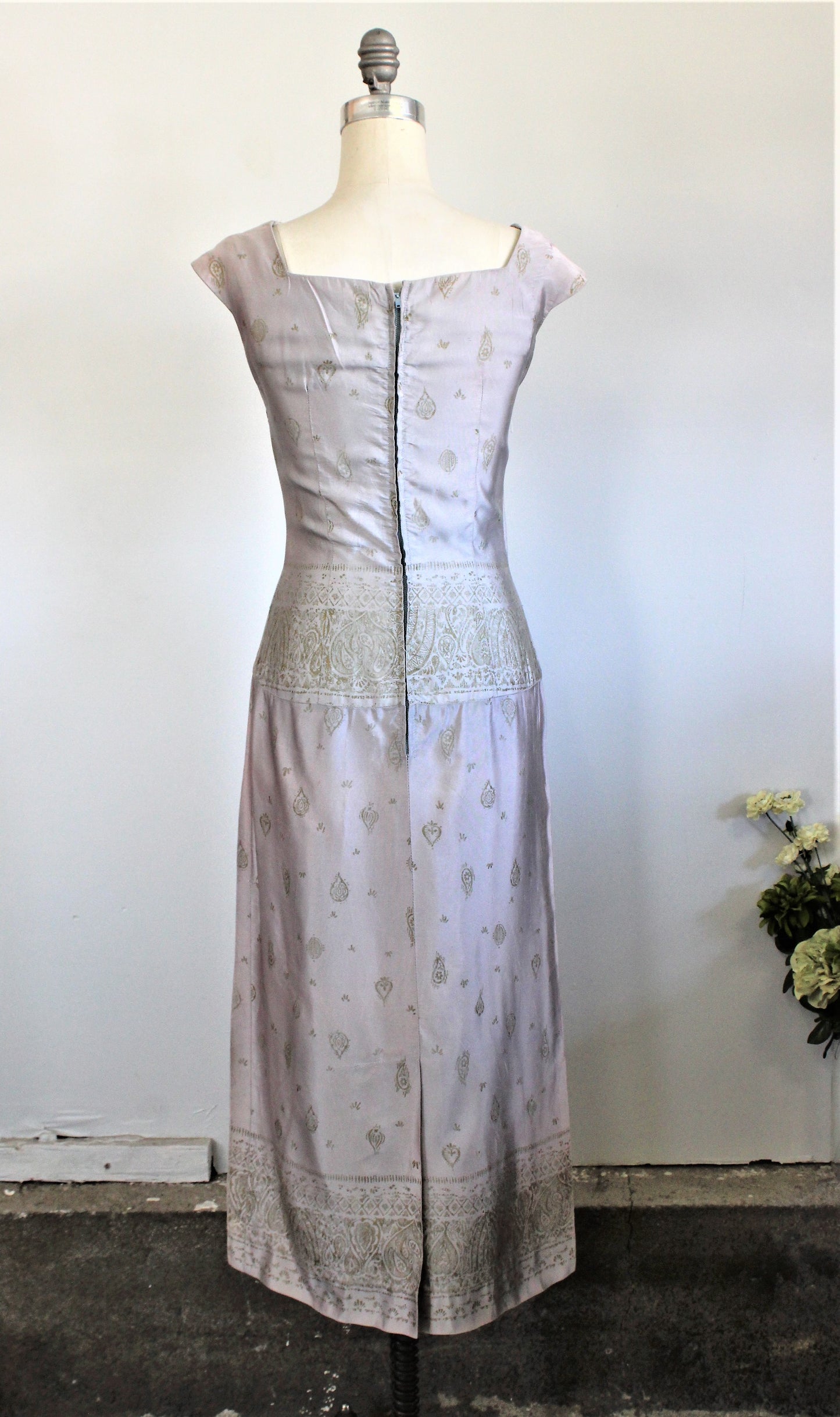 Vintage 1950s 1960s Wiggle Dress by Marsha Young Originals