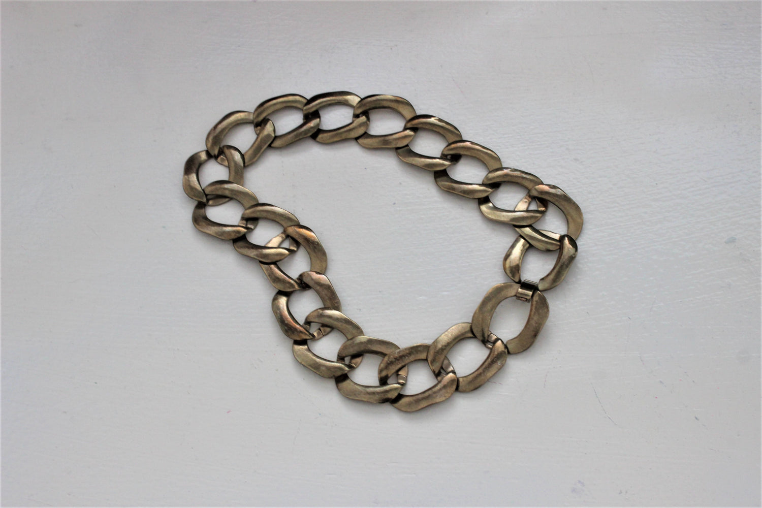 Vintage 1960s 1970s Gold Chain Choker
