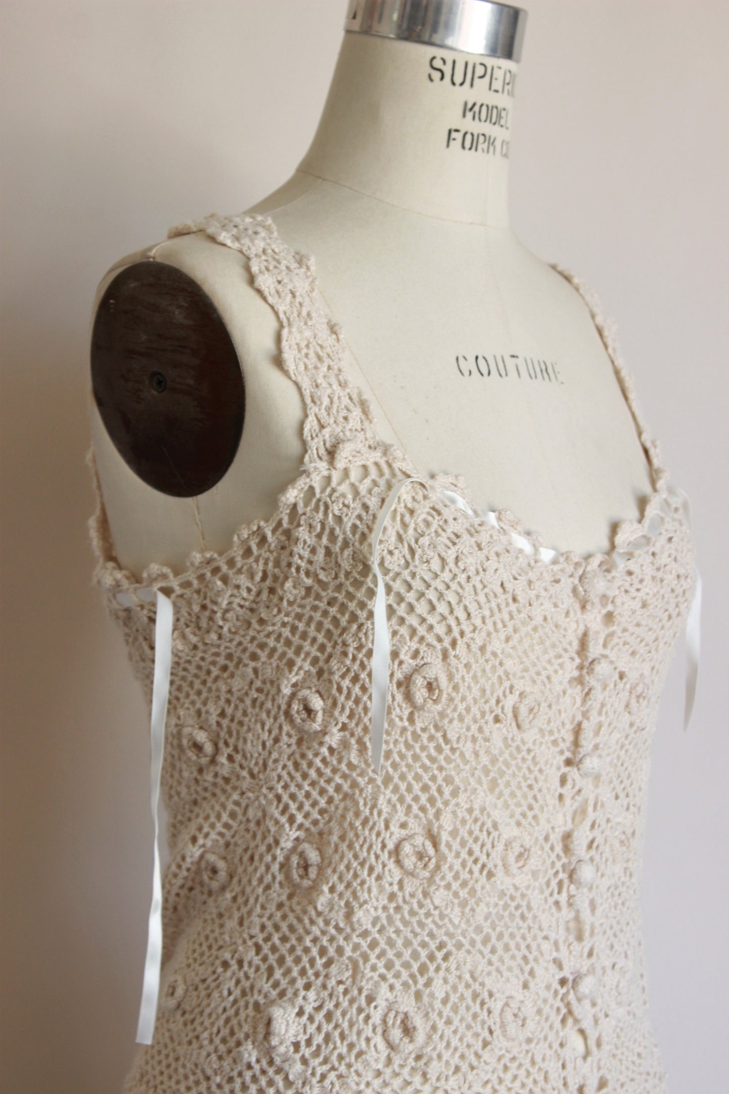 Vintage 1990s Crochet Betsey Johnson Top