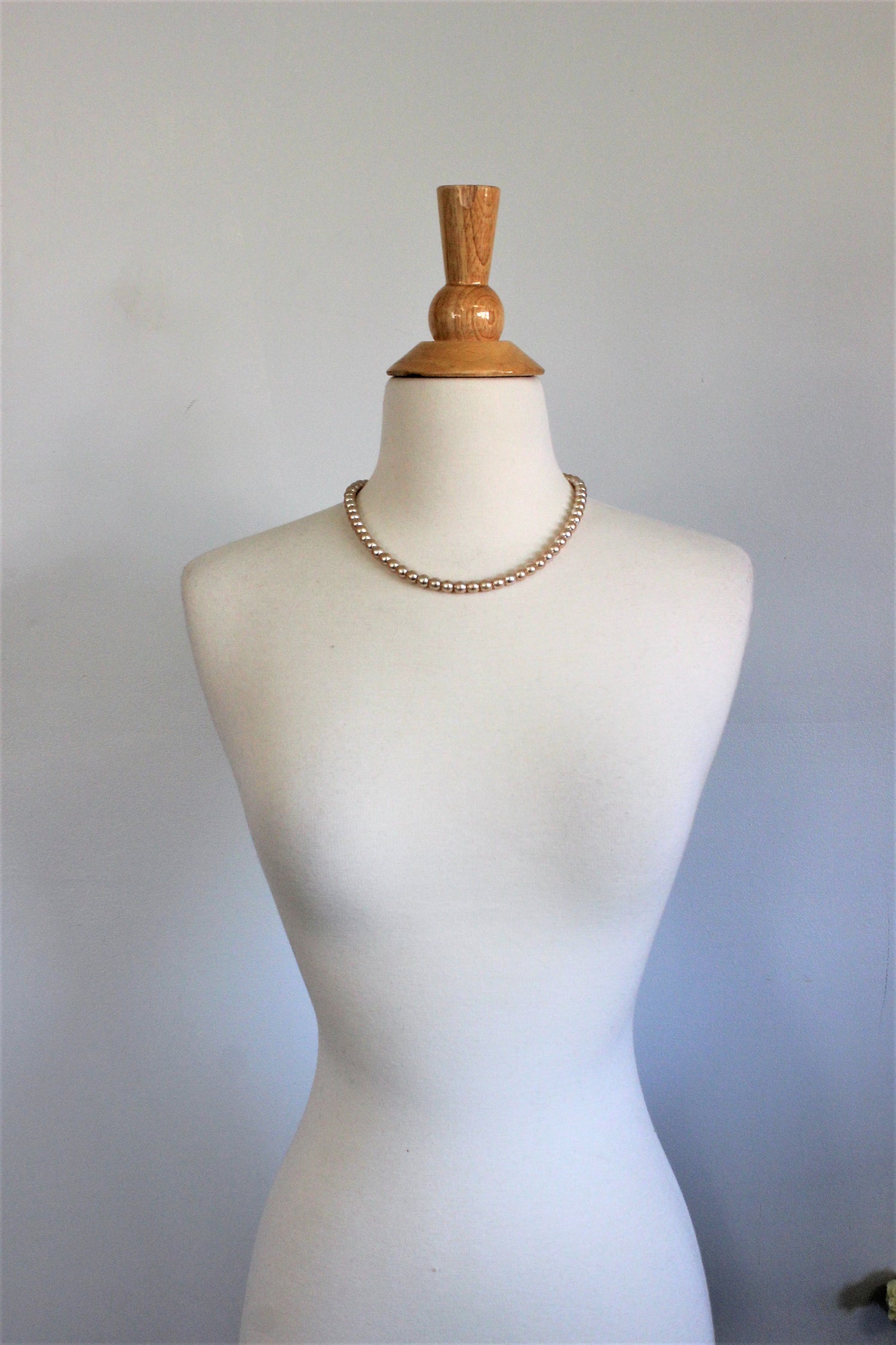 Vintage 1960s Faux Pearl Choker Necklace 18 Inch – Toadstool Farm Vintage