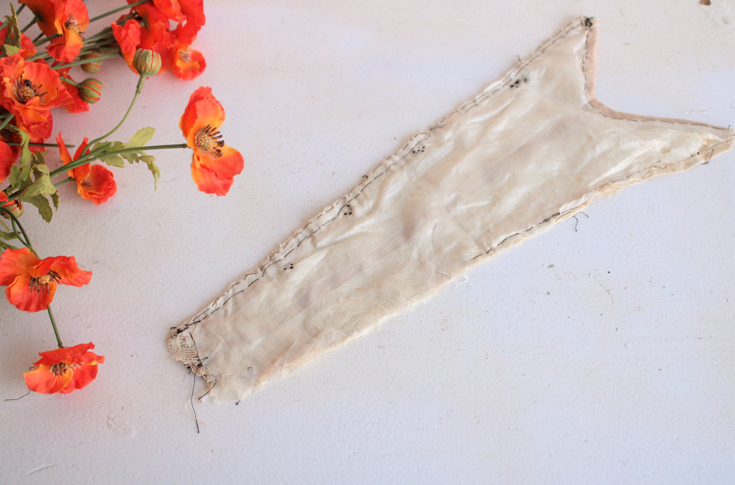 Antique 1900s Silk Lace Blouse Front