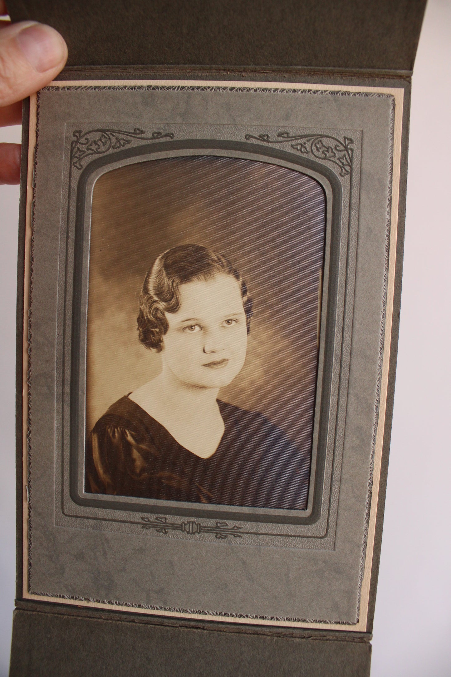 Vintage 1920s Photograph in Cardboard Cover