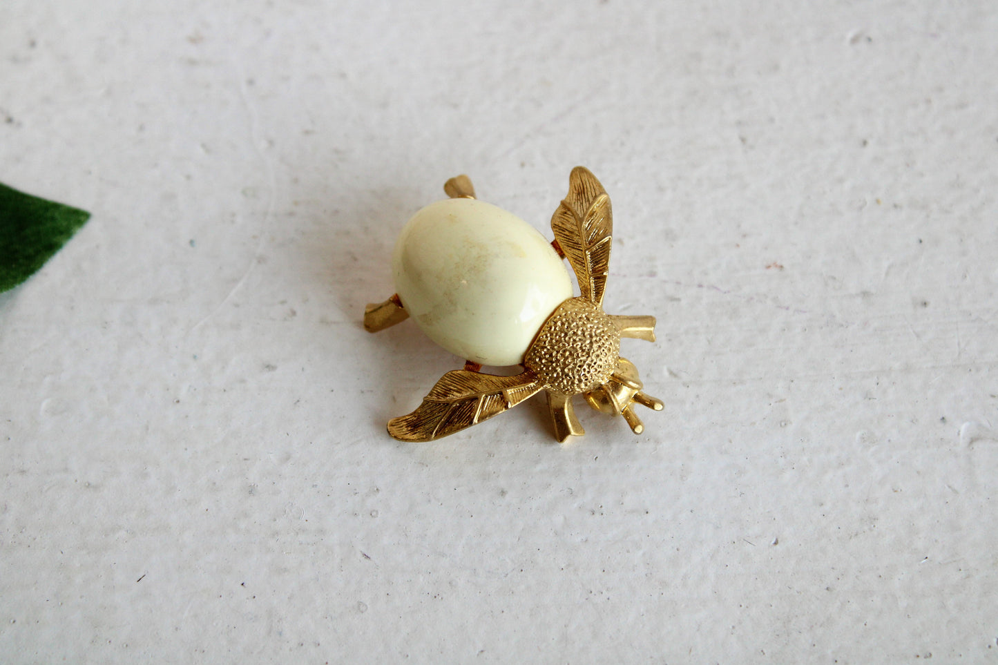 Vintage Bumble Bee or Beetle Brooch