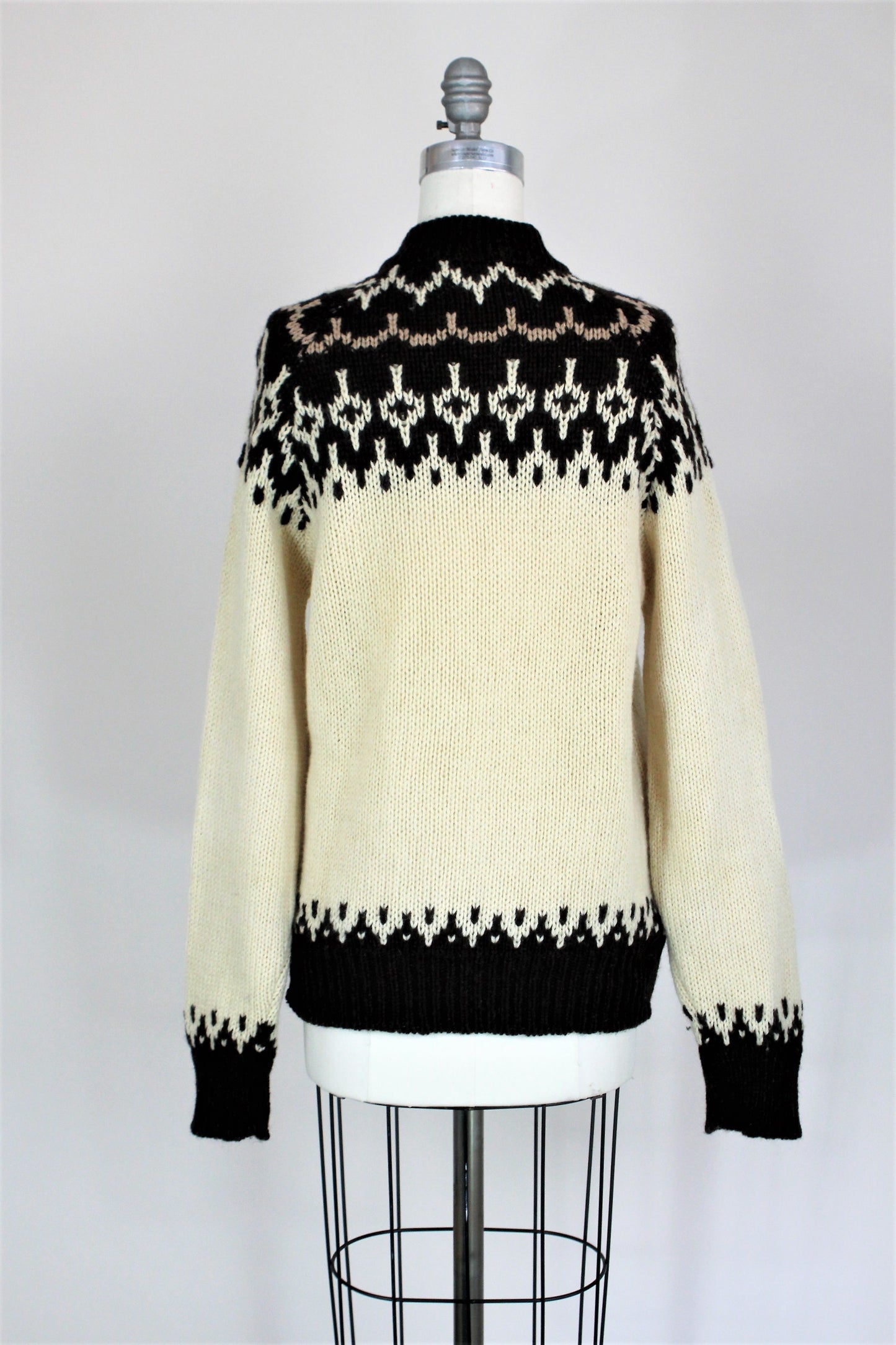 Vintage 1970s Pendleton Wool Pull Over Ski Sweater