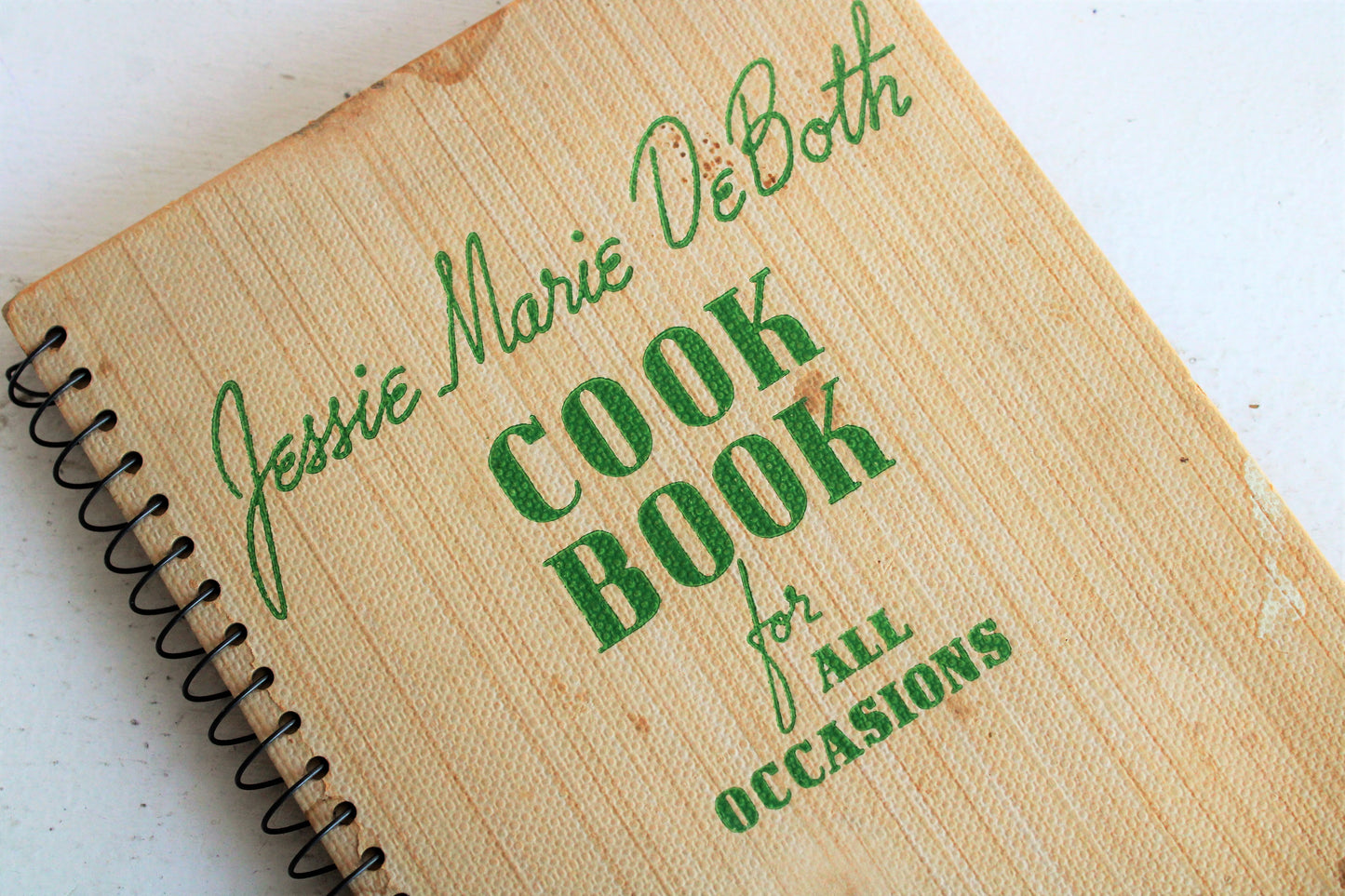 Vintage 1930s "Cook for All Occasions" by Jessie Marie DeBoth