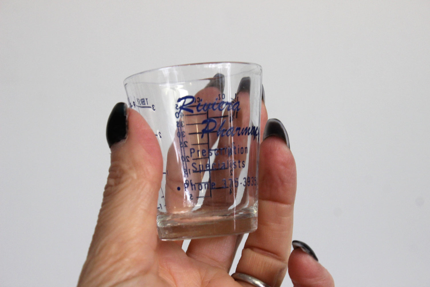 Vintage 1960s Medicine Shot Glass 