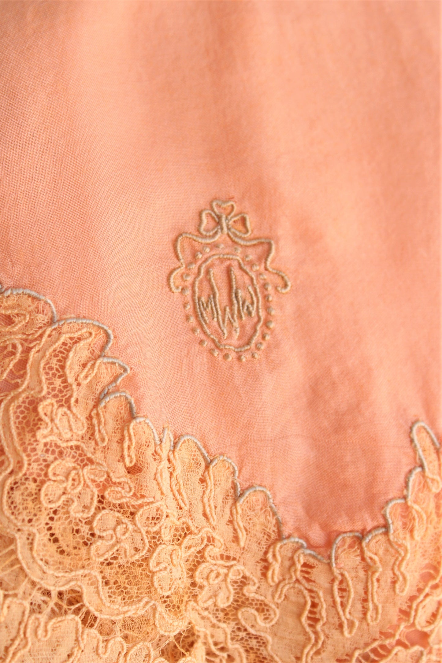 Antique 1920s Silk and Lace Half Slip