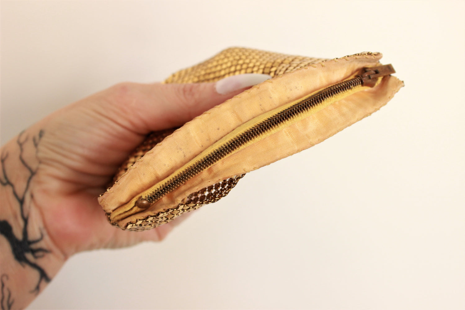 Vintage 1930s Gold Mesh Clutch or Larger Coin Purse