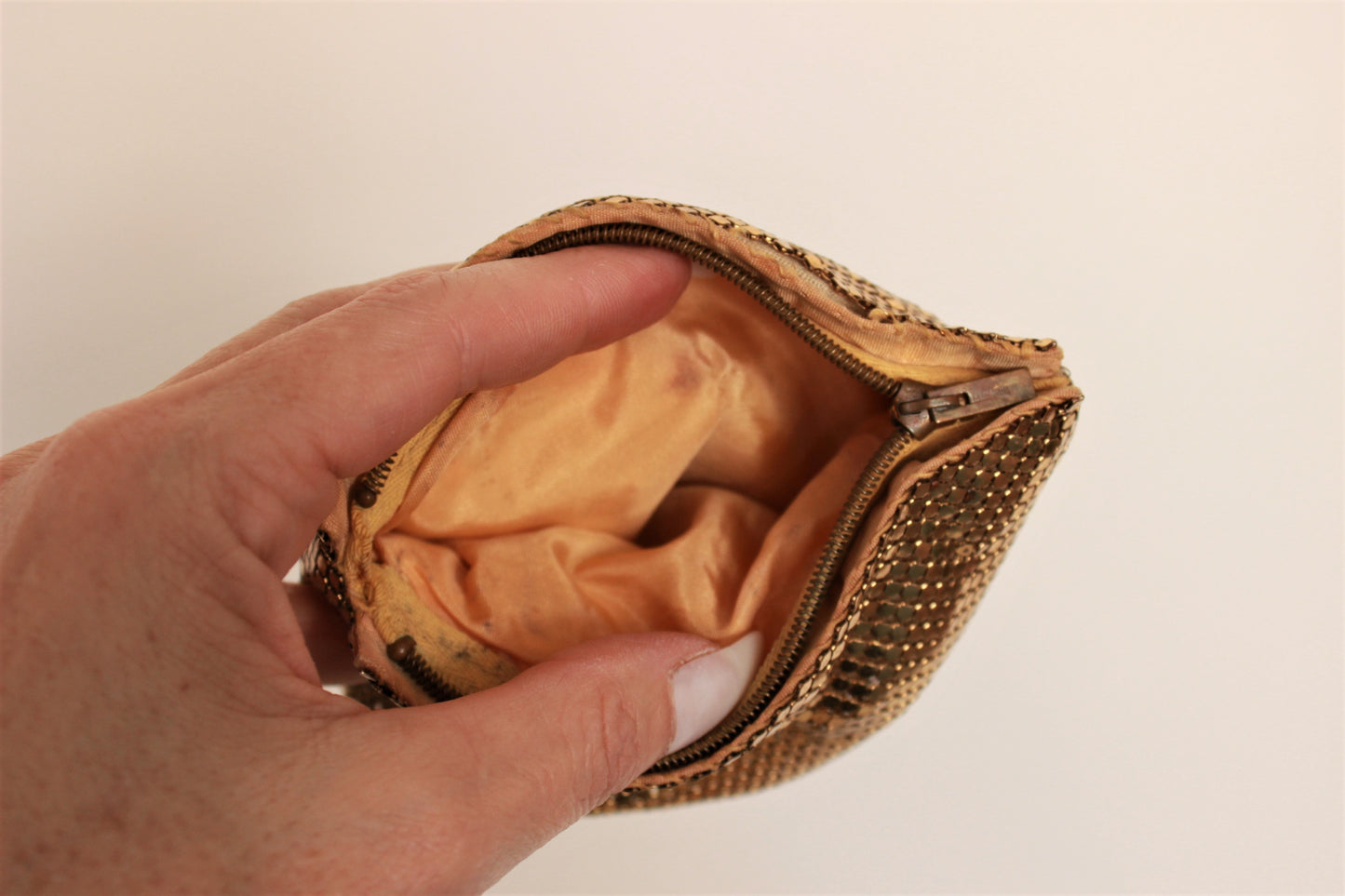 Vintage 1930s Gold Mesh Clutch or Larger Coin Purse