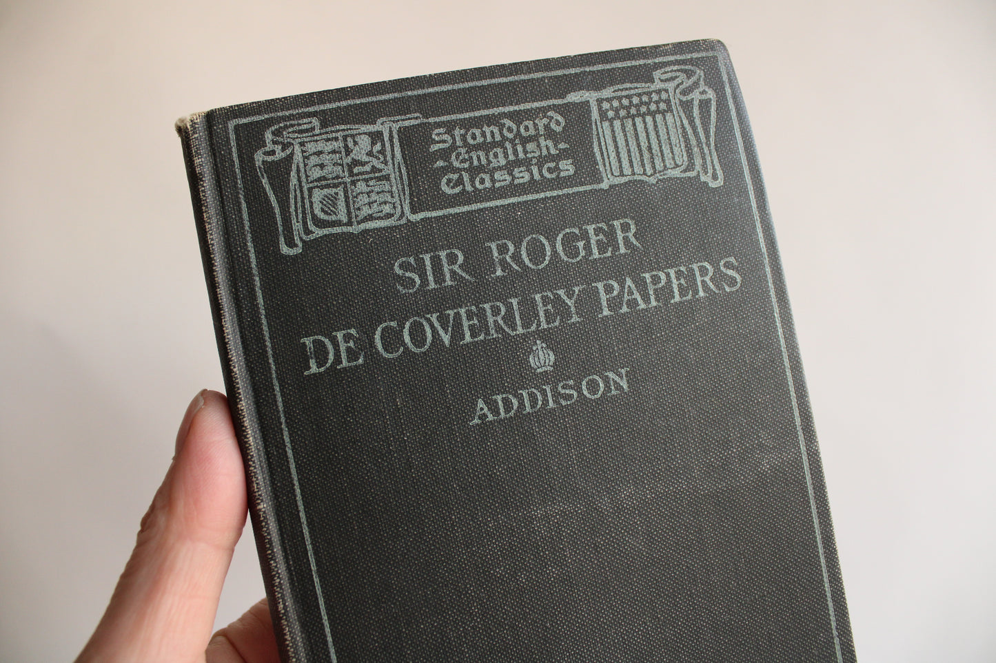 Antique 1800s Book, "Sir Roger DeCoverly Papers"