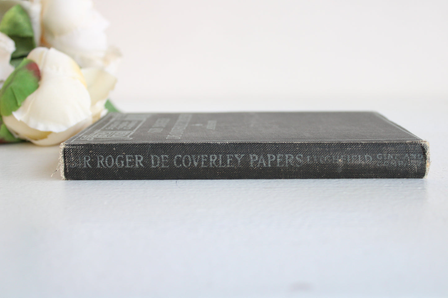 Antique 1800s Book, "Sir Roger DeCoverly Papers"