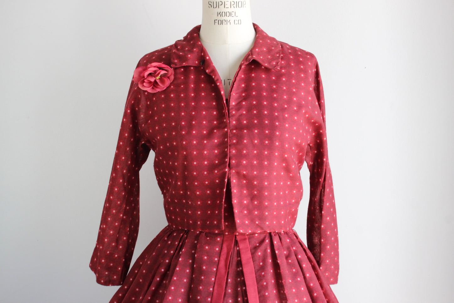 Vintage 1950s Dress With Jacket by Jonathan Logan