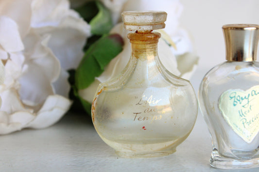 Vintage Pair of Mini Perfume Bottles; L"Air du Temps and Most Precious