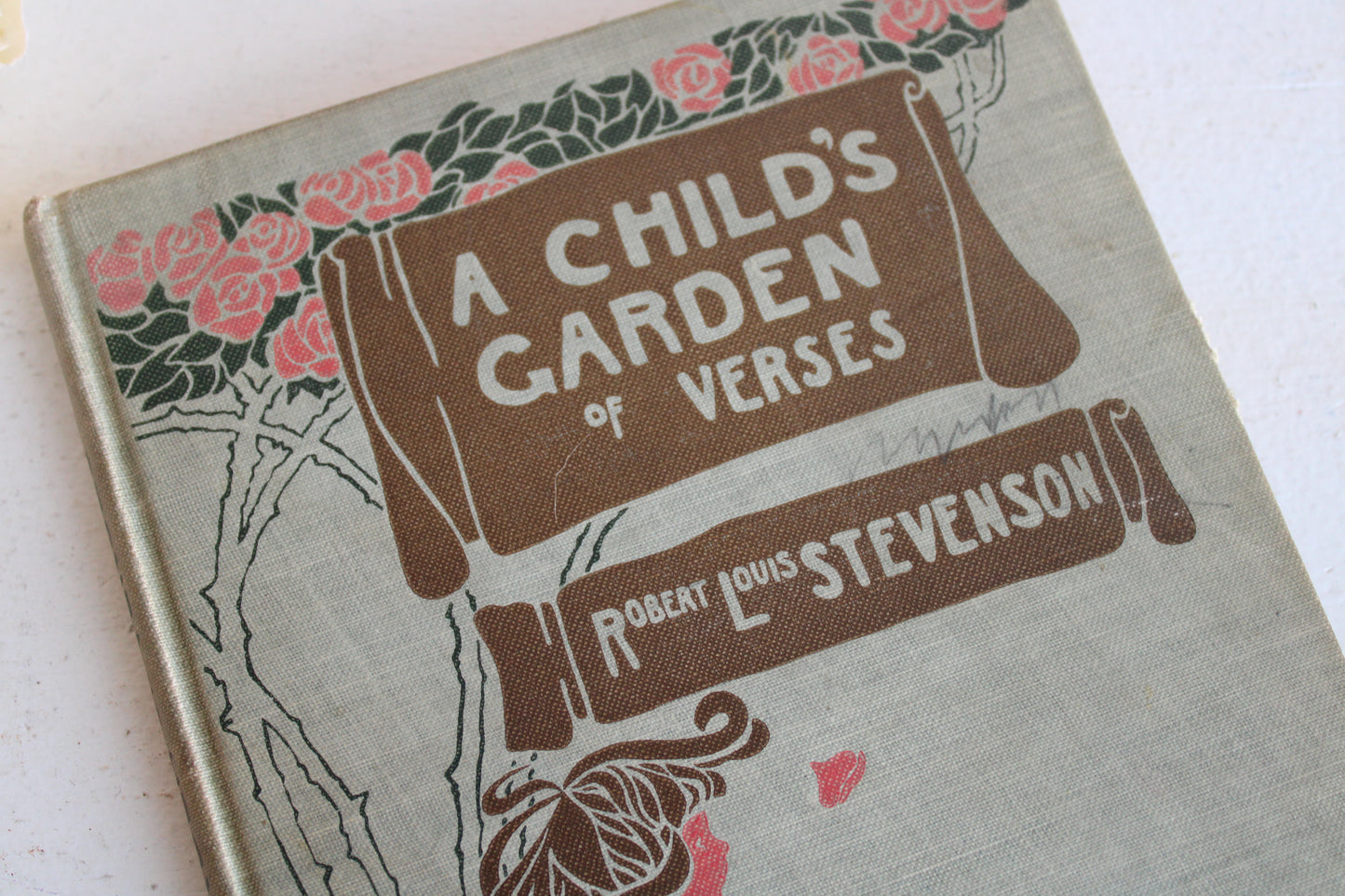 Antique Book, "A Child's Garden of Verse" by Robert Louis Stevenson