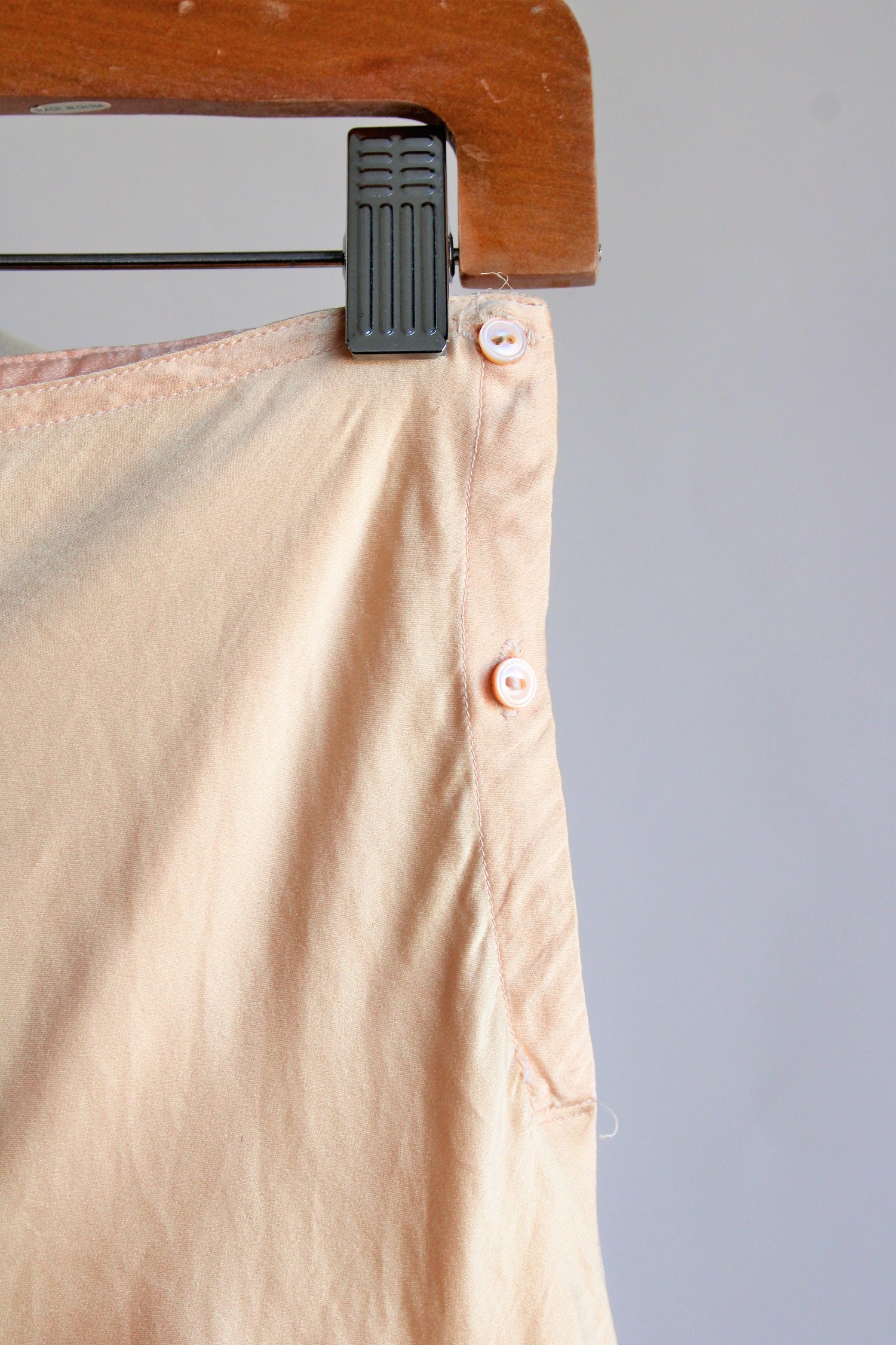 Vintage 1940s Peach Silk Tap Pant