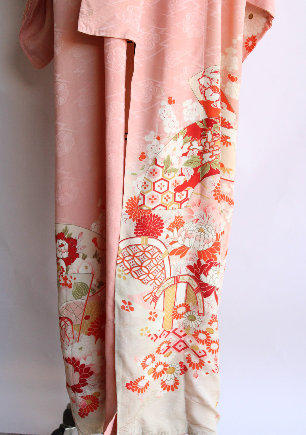 Vintage Silk Kimono with Obi