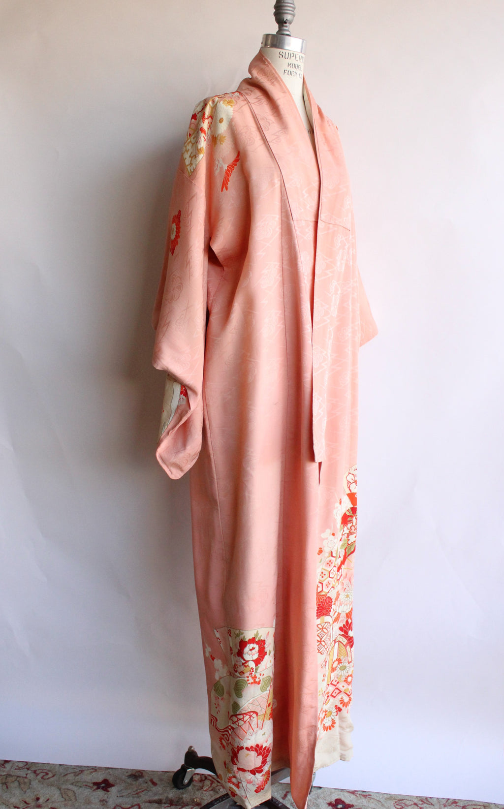 Vintage Silk Kimono with Obi