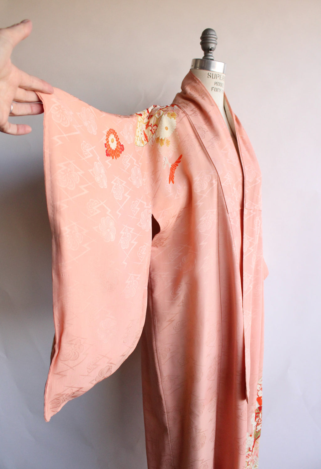 Vintage Silk Kimono with Obi