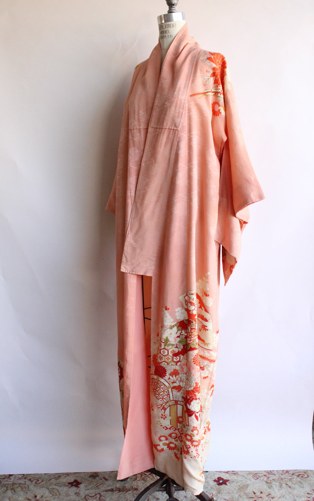 Vintage Silk Kimono with Obi