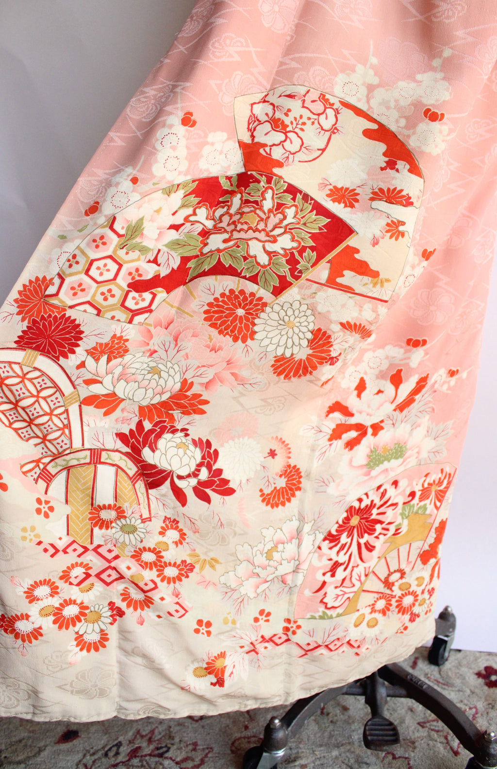 Vintage Silk Kimono with Obi