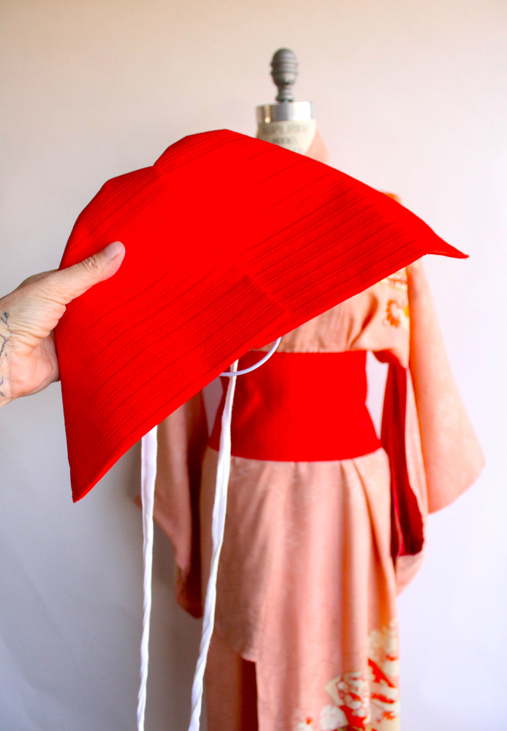 Vintage Silk Kimono with Obi