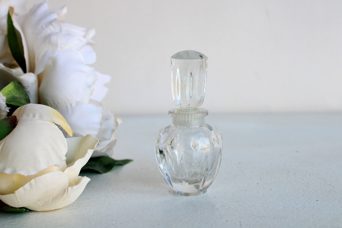 Vintage French Glass Perfume Bottle