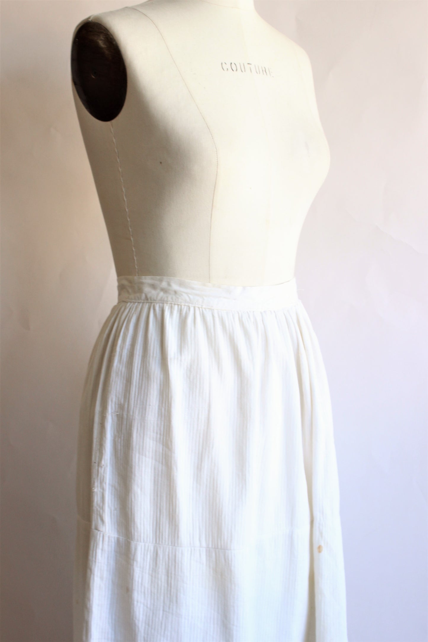 Vintage White Edwardian Petticoat