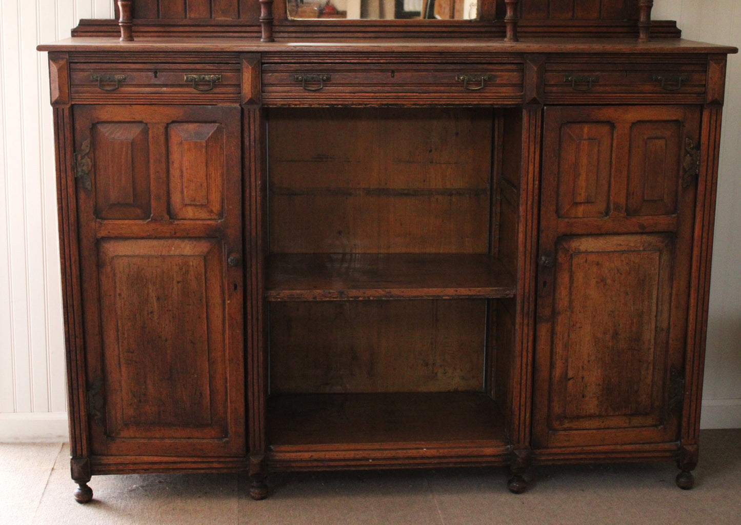 Antique 1800s Victorian Sideboard