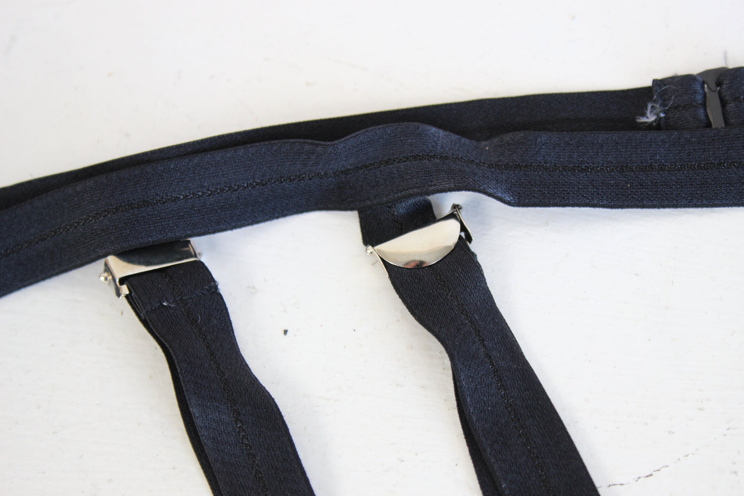 Vintage 1990s Black Garter Belt