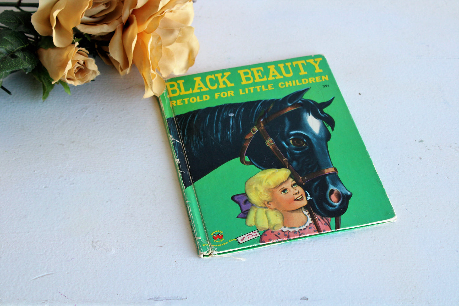 Vintage 1950s Black Beauty Book, Illustrated and Edited For Children
