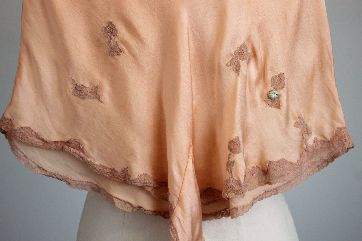 Vintage 1940s Silk Tap Pant