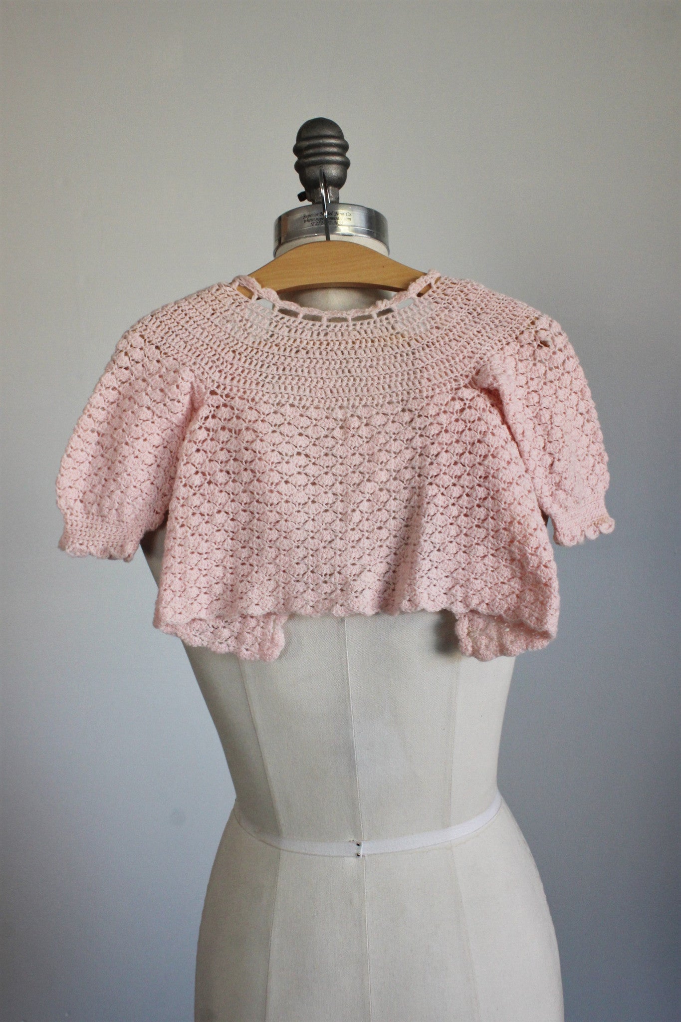 Vintage 1950s Baby Girls Cardigan Sweater