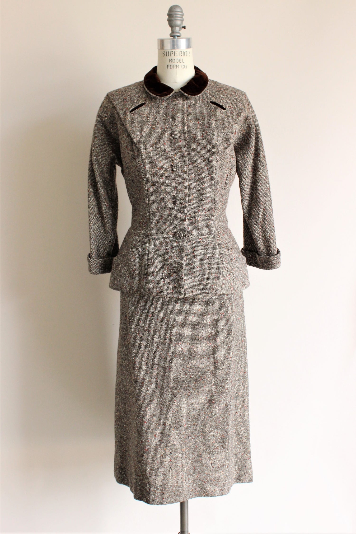 Vintage 1940s R&K Originals Wool Tweed Two Piece Suit – Toadstool Farm  Vintage