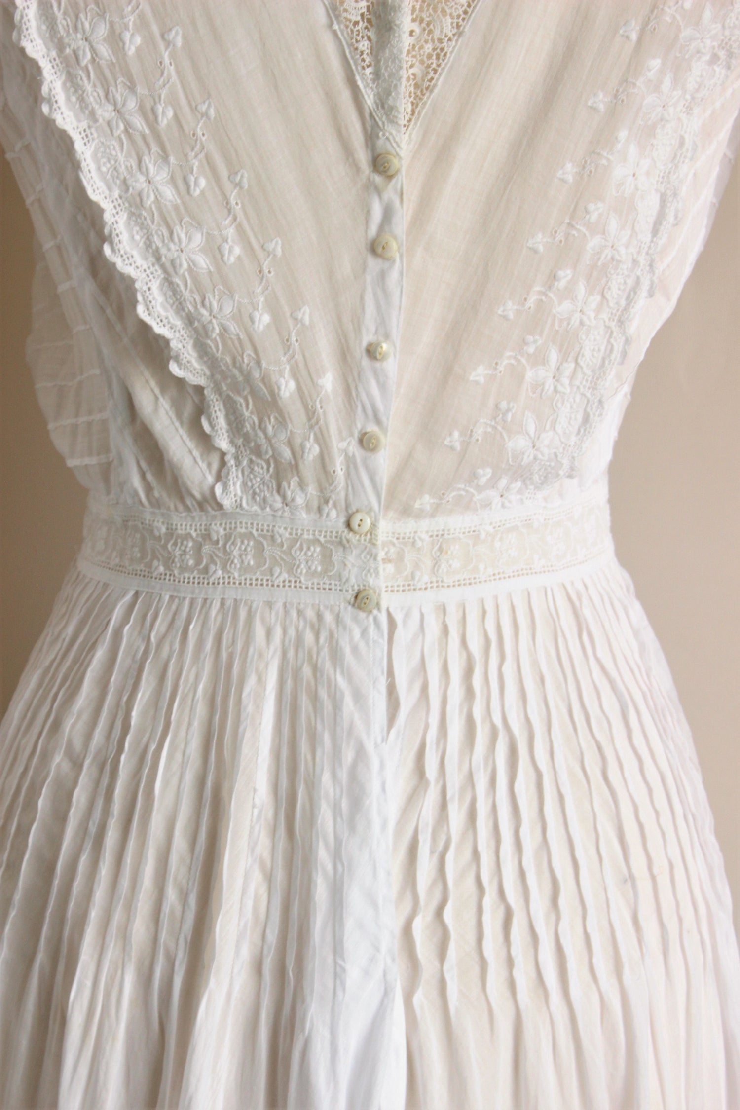 Antique Edwardian White Dress, "THE" Dress