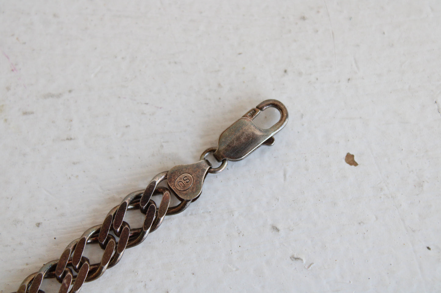 Vintage Unisex Sterling Silver Chain Bracelet – Toadstool Farm Vintage