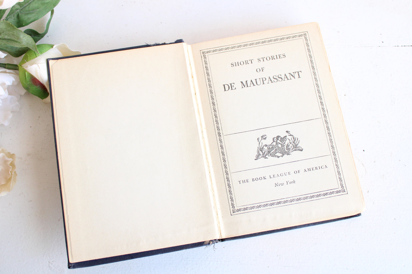 Vintage 1940s Book, "Short Stories of De Maupassant"
