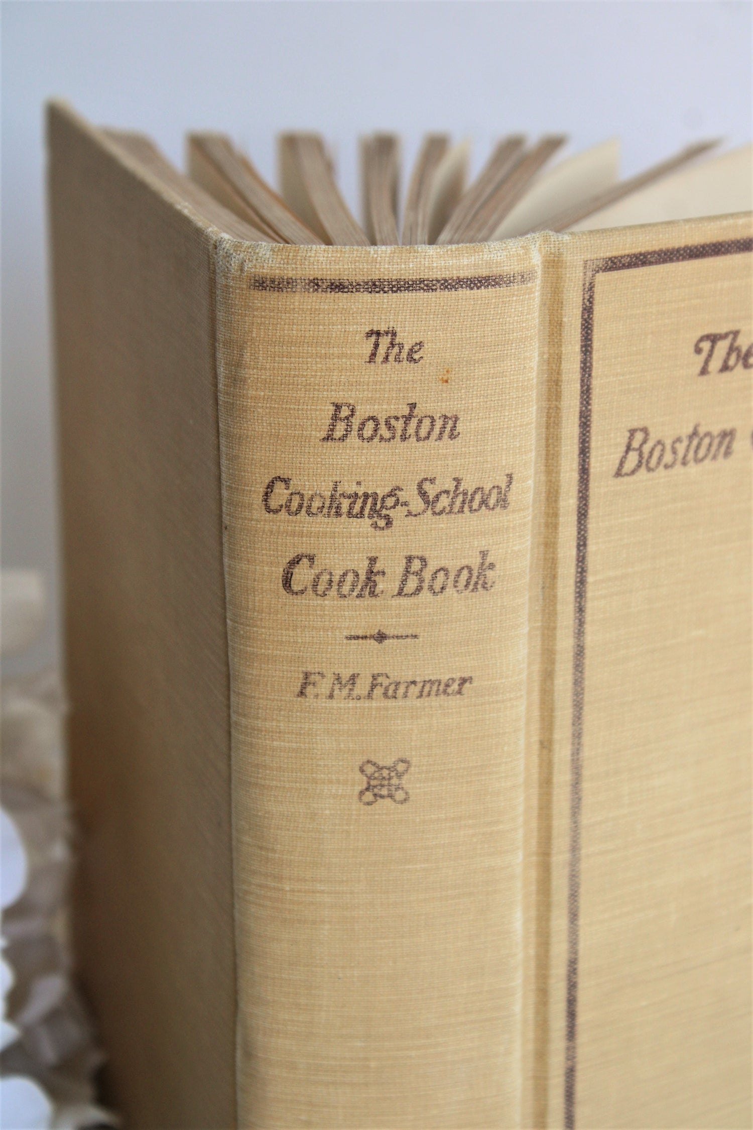 Vintage 1910s Fannie Farmer Cook Book