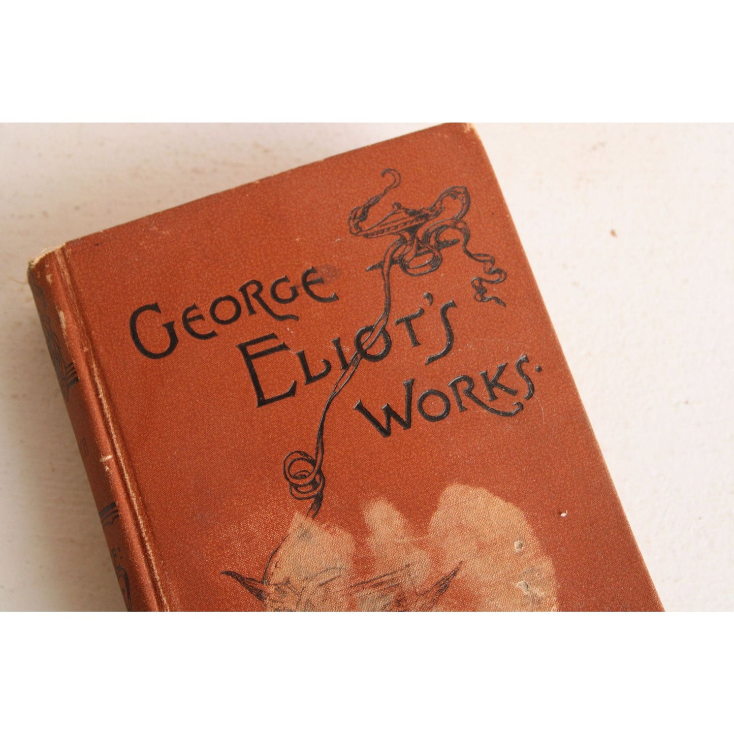 Antique 1890s Book, George Elliot, "MIddlemarch"