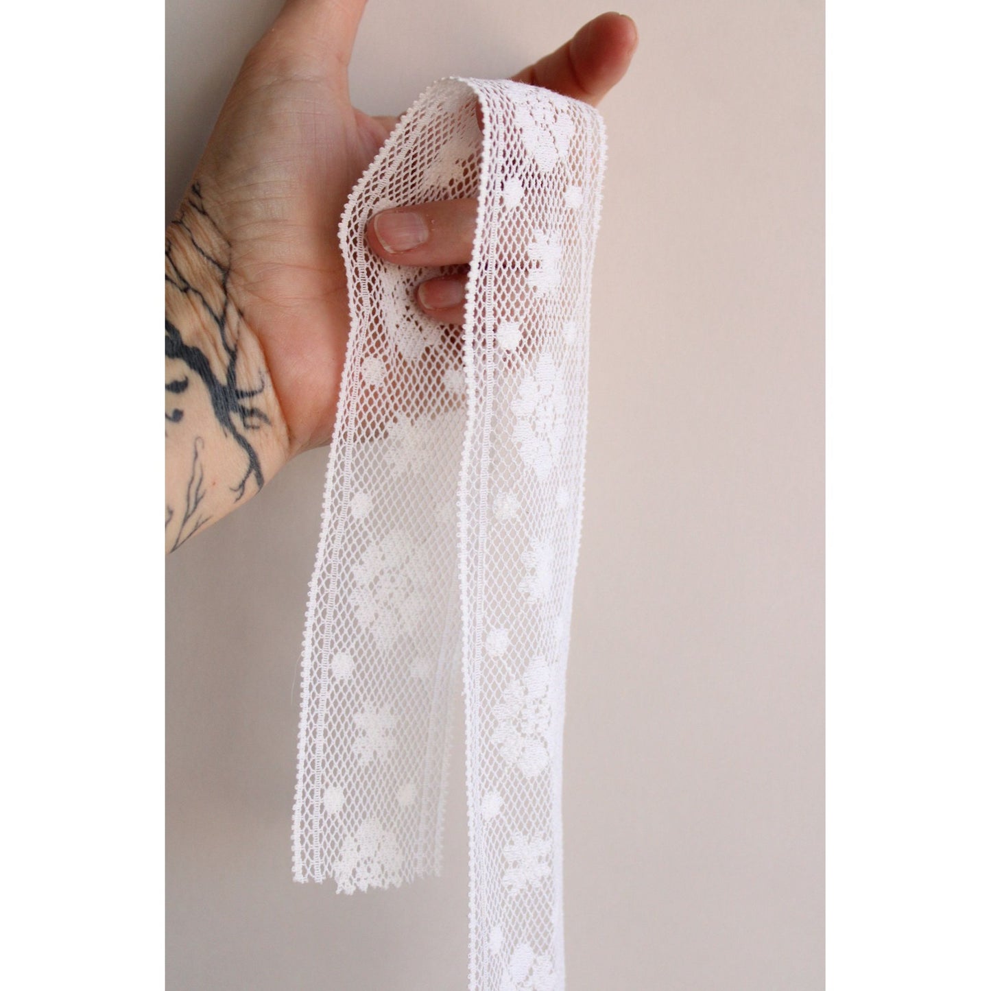 Vintage Lace Trim / Off White 2" Wide, Two Yards plus 29 Inches