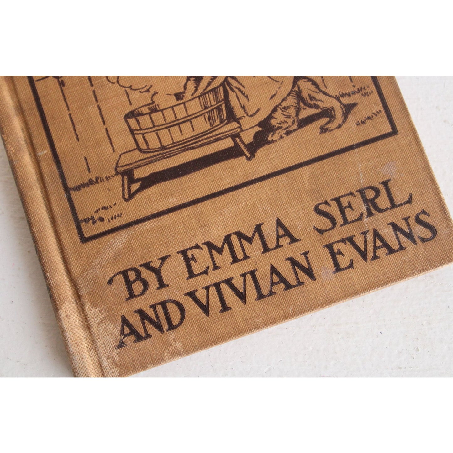 Vintage 1910s Childrens Book, Emma Serk and Vivian Evans, "Work-A-Day Doings"