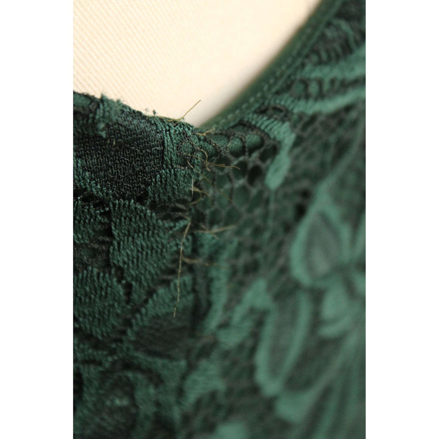 Aonour Green Lace Womens Dress, Size X