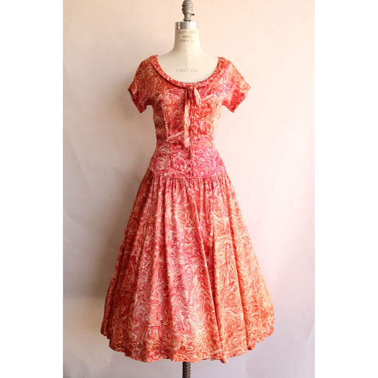 Vintage 1950s Jerry Gilden Spectator Fit and Flare Dress