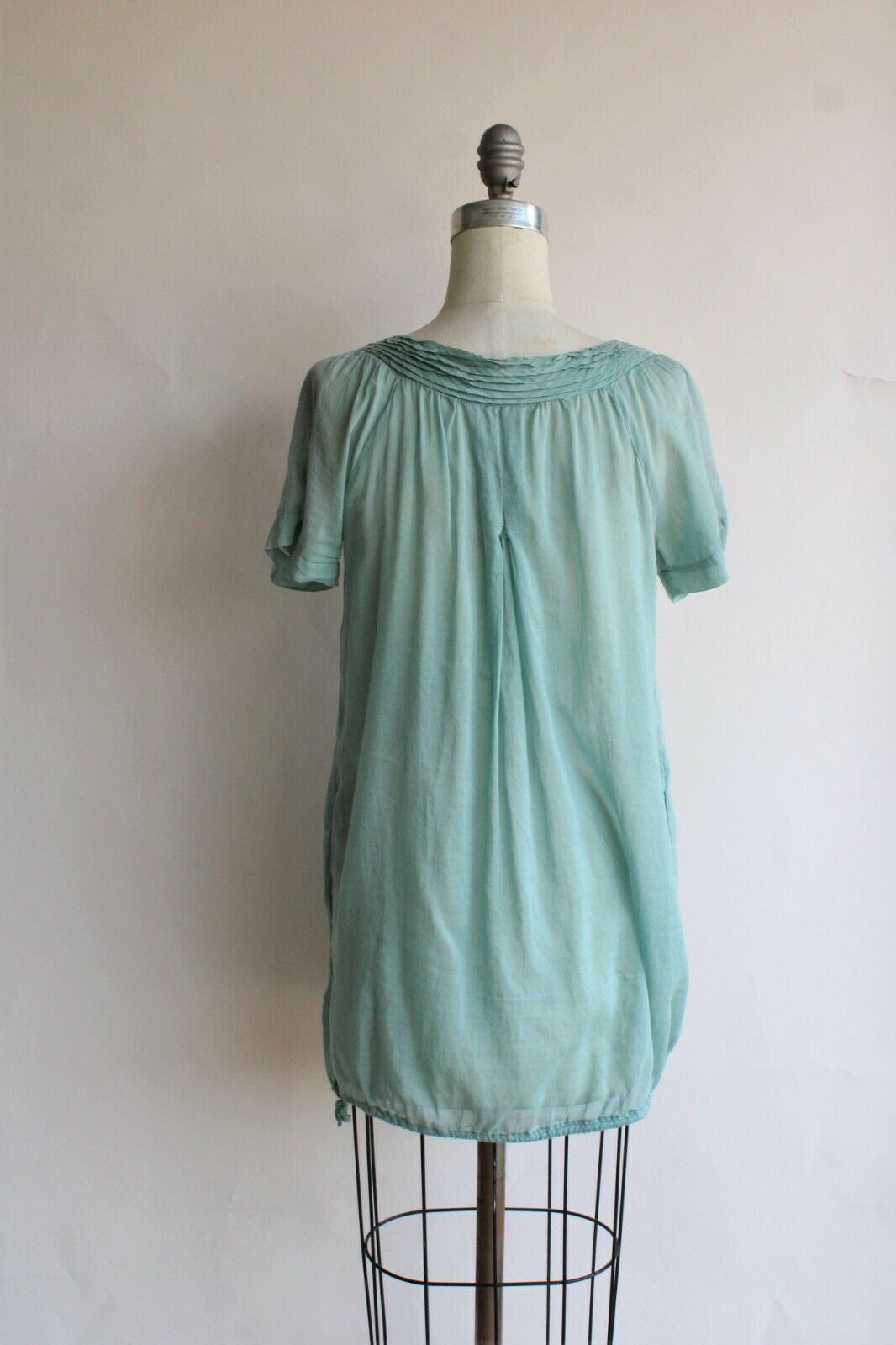 Trinity Anthropologie tunic blouse or dress with pockets, size Small