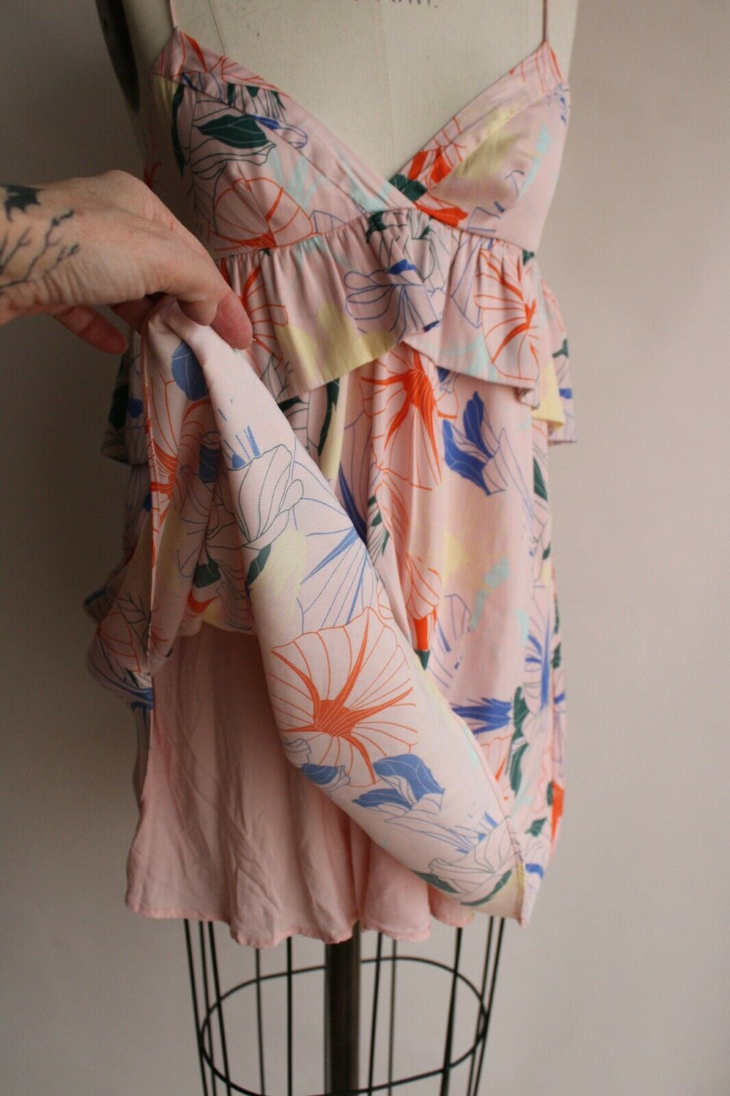 Alice & UO, Anthropologie, Heaven Ruffle Dress, Size 2, Babydoll style