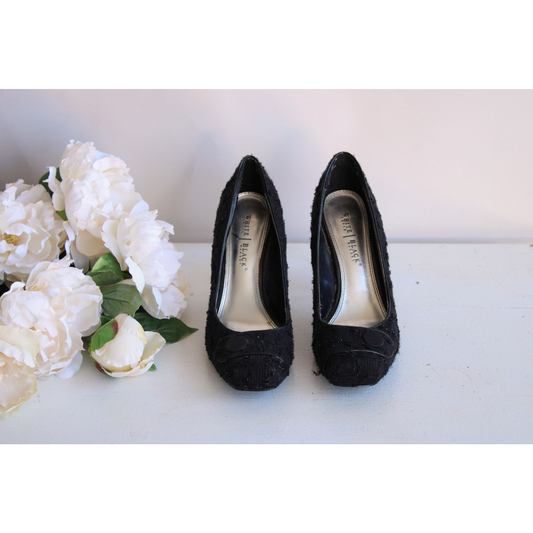 White House, Black Market Womens shoes, size 8.5 M, Black, stiletto